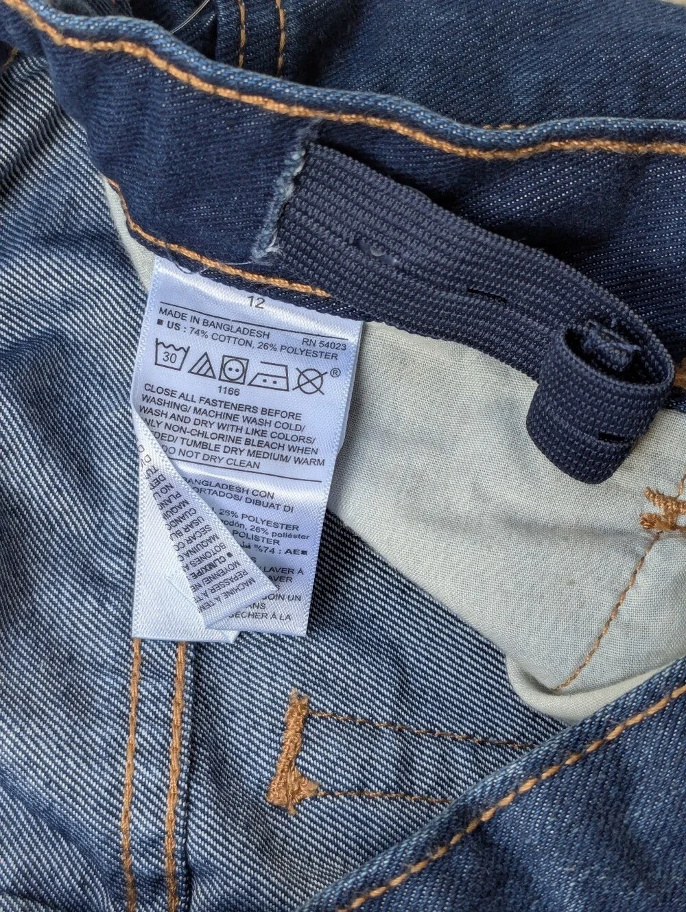 Boys Straight Leg Jeans - size 12